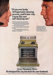 Sexism in advertising selling an oven